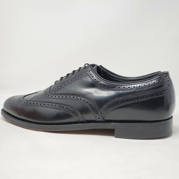 Florsheim Lexington Black Leather Oxford Wingtip main image 5